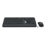 Logitech 920-008684 clavier Souris incluse Universel RF sans fil QWERTY Anglais britannique Noir, Bl