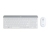 Logitech 920-009189 clavier Souris incluse Universel RF sans fil QWERTZ Allemand Blanc