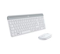 Logitech 920-009191 clavier Souris incluse Bureau RF sans fil AZERTY Français Blanc