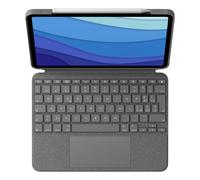 Logitech Combo Touch - Clavier Et Étui - Avec Trackpad - Rétroéclairé - Apple Smart Connector - Qwerty - Italien - Gris Oxford - Pour Apple 11-Inch Ipad Pro (1ère Génération, 2e Génération, 3ème...