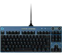 Logitech 920-010534 G Pro Clavier, League Of Legends Edition, Usb, Qwerty, Allemand, Noir/Bleu/Or