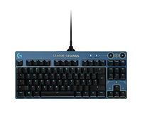 Logitech 920-010534 G PRO Clavier, League of Legends Edition, USB, QWERTY, Allemand, Noir/Bleu/Or