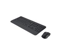 Logitech 920-011006, Sans fil, Bluetooth, Clavier à membrane, QWERTZ, Graphite, Souris incluse