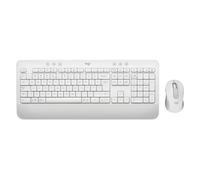 Logitech 920-011024 - Sans fil - Bluetooth - Membrane Key Switch - QWERTY - Blanc - Souris incluse
