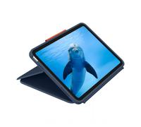 Logitech Rugged Combo 4 Touch - Clavier et étui - avec trackpad - Apple Smart connector - QWERTY - R.-U. - bleu classique - pour Apple 10.9-inch iPad (10ème génération) G