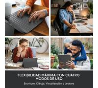 Logitech 920-011439 Clavier Pour Tablette Qwerty Espagnole Smart Connector Gris