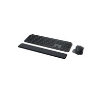 MX Keys S Combo - Ensemble clavier et souris - rétroéclairé - sans fil - Bluetooth LE - QWERTZ - Allemand - commutateur : commutateurs à clé à