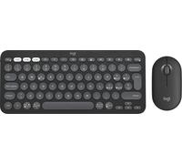 Logitech 920-012221 clavier Souris incluse Universel RF sans fil + Bluetooth QWERTY Italien Graphite