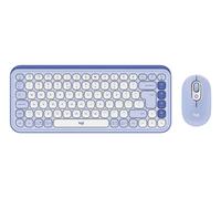 Logitech 920-013078 clavier Souris incluse Universel Bluetooth QWERTY Turc Lilas, Blanc