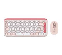 Logitech 920-013117 Pack clavier souris Universel Bluetooth QWERTY Italien Rose