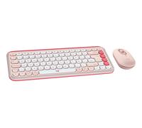 Logitech 920-013120 clavier Souris incluse Universel Bluetooth QWERTY Espagnole Rose