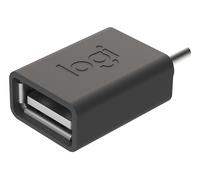 Logitech 956-000005 changeur de genre de câble USB C USB A Graphite