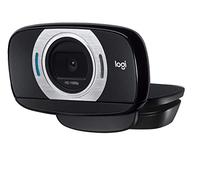 Logitech C615 Webcam Streaming Portable, Full HD 1080p/30ips, Appel Vidéo Grand Format, Pliable, Correction, Mise au Point Automatique, Skype, FaceTime, Hangouts, PC/Mac/Macbook/Tablette - Noir