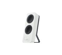 Logitech 980-001292 Enceintes 2.0 Blanc, 5W RMS, Bluetooth 4.1, Entrée Ligne, Jack 3.5mm, Connexion Filaire/Sans Fil, pour PC, 90x124x241mm