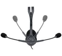Logitech 981-000612 casque Avec fil Arceau Bureau/Centre d'appels Noir