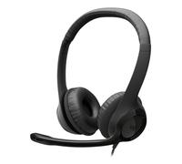 Logitech Casque filaire H390 – Stéréo, Commandes intégrées, Certifié Works with Chromebook – Noir