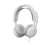 Logitech Casque Zone Wired 2 for Business – Filaire USB-C/USB-A, Micro perche anti-bruit – Blanc