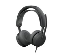 Logitech Casque sur-oreille Zone Wired 2 filaire – Réduction active du bruit, certifié UC – Graphite