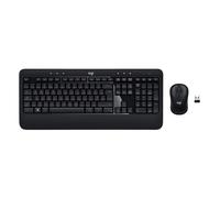 Logitech Advanced Combo Wireless Keyboard and Mouse, QWERTY UK English Layout -