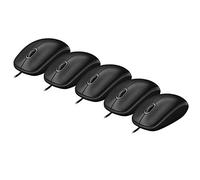 Logitech B100-910-003357 Optical Business Mouse Lot de 5 souris professionnelles Noir