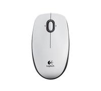 LOGITECH B100 Mouse right and left-handed optical 3 buttons wired USB white
