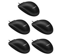 Logitech B100 Optical Business Mouse Lot de 10 souris Noir