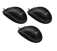 Logitech B100 Optical Business Souris (3 pièces, noir)