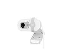 Logitech Brio 100 Full HD avec confidentialité, Correction automatique de l''éclairage, USB-A - Blanc