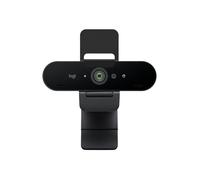 Logitech Brio 4K Webcam pour professionnels, connexion biométrique avec Windows, correction automatique de l’éclairage,réduction active du bruit, Microsoft Teams, Zoom, Google Meet, PC/Mac - Graphite