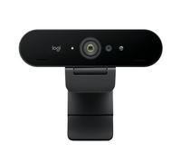 Logitech Brio 4K webcam, appels vidéo, micro anti-parasite, correction automatique de l’éclairage HD,pour Microsoft Teams, Zoom, Google Voice,Google Meet,PC/Mac/ordinateur portable/Macbook - Graphite
