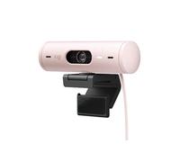 Logitech Brio 500 Webcam HD avec Deux Micros à Réduction de Bruit - Rose