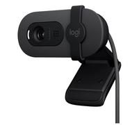 Logitech Brio 100 Webcam Full HD pour réunions/Streaming, équilibre Auto de l'éclairage, Micro intégré, volet de confidentialité, USB-A, pour Microsoft Teams, Google Meet, Zoom - Graphite