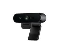 Logitech Brio Webcam 4K, Appel vidéo Ultra 4K HD, Micro antibruit, Correction Automatique de la lumière, Large Champ de Vision, Fonctionne avec Microsoft Teams, Zoom, Google Voice, PC/Mac/Ordinateur