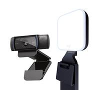 Logitech C920 HD Pro + Logitech for Creators Litra Glow - Solution idéale pour apparaître sous Votre Meilleur Jour et Disposer d'une Webcam et d'un éclairage de qualité pour Les visioconférences Zoom