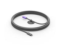 Logitech Câble USB-C MeetUp 2 24 broches USB-C–USB-C 5 m USB 3.2 Gen 2 Graphite