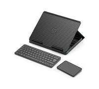 Logitech CASA Pop-Up Desk Support pour Ordinateur Portable - Blanc, Clavier Anglais QWERTY