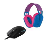 Logitech Casque Gaming 991 G SERIES Bundle G435 Lightspeed + Souris G203 Blue Et