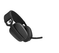 Logitech Casque sans fil Zone Vibe Wireless MS - Bluetooth, avec récepteur USB-A et USB-C - Certifié Teams - Gris