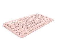 Logitech Clavier Bluetooth multi-appareils K380 - Clavier - sans fil - Bluetooth 3.0 - Allemand - rose G