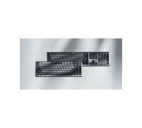 Logitech Clavier Bureau 920-010776 RF Sans Fil + Bluetooth QWERTY Nordique Graphite/Gris, Mécanique, Rétroéclairage LED Blanc, Batterie 1500mAh