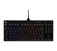 Logitech Clavier de jeu mécanique G Pro - Clavier - backlit - USB - Pan Nordic - commutateur : GX Blue Clicky - noir