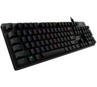 Logitech Gaming G512 - Clavier - backlit - USB - AZERTY - Français - commutateur : GX Blue - carbone