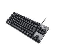 Logitech Clavier mécanique filaire en aluminium K835 TKL - Clavier PC sans dix touches avec design compact et confortable, commutateurs linéaires, disposition QWERTZ allemande - gris