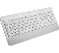 Logitech - Clavier sans fil - Tout à fait ergonomique avec casque - Signature K650 - Blanc