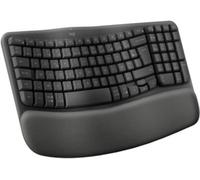 Logitech - Clavier Sans Fil Wave Keys Ergonomique + Repose Poignets