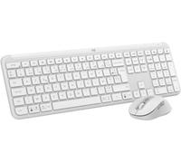 Logitech Ensemble clavier et souris MK950 Signature Slim – Sans fil AZERTY FR, Bluetooth 5.1, Blanc
