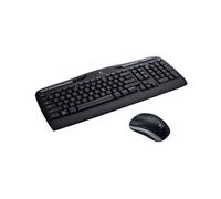 Logitech Combo MK330 : Clavier AZERTY Français sans fil 2.4GHz + Souris optique USB - Portée 10m, autonomie 24/12 mois, compatible Windows/macOS/ChromeOS