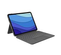 Logitech Clavier-étui Combo Touch – Trackpad Smart Connector – QWERTY Italien Gris pour iPad Pro 11"