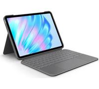 Logitech Combo Touch - Clavier et étui - avec trackpad - rétroéclairé - Apple Smart connector - AZERTY - Français - gris oxford - pour Apple 11-inch iPad Air (M2)
