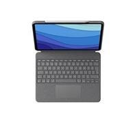 Logitech Clavier-étui Combo Touch iPad Pro 11 pouces (M4) – rétroéclairé, détachable, QWERTY